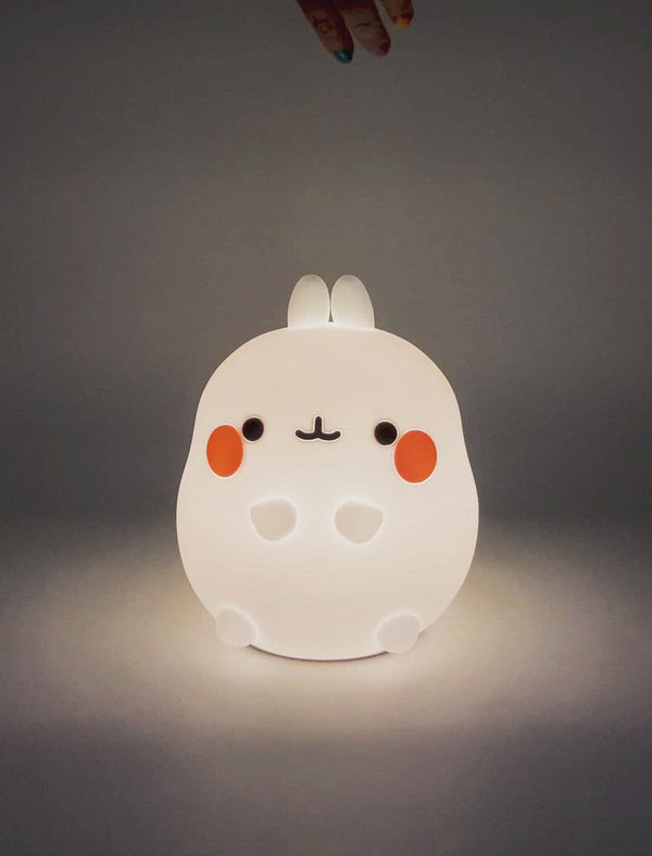 Molang Kawaii Lamp Video Soft Touch