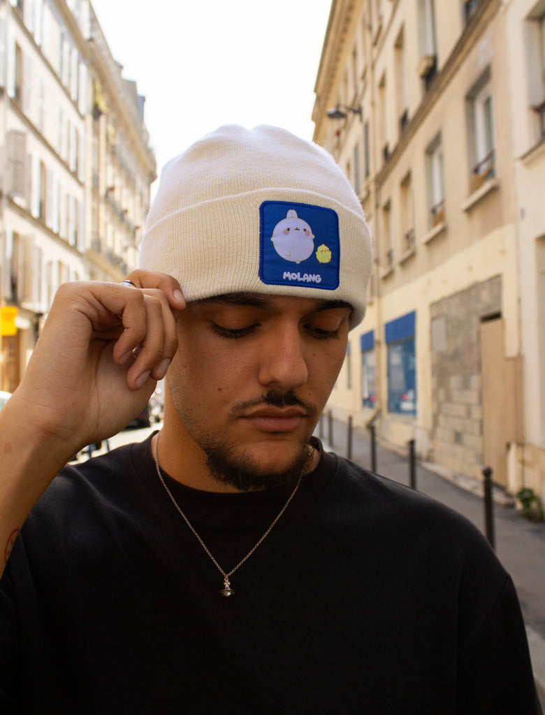 Molang and Piu Piu Beanie On Fit 