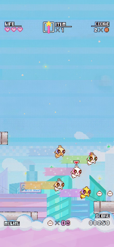Molang kawaii background: New Jeans wallpaper for phone