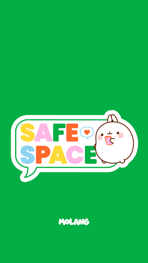 Molang kawaii background: love wallpaper for phone