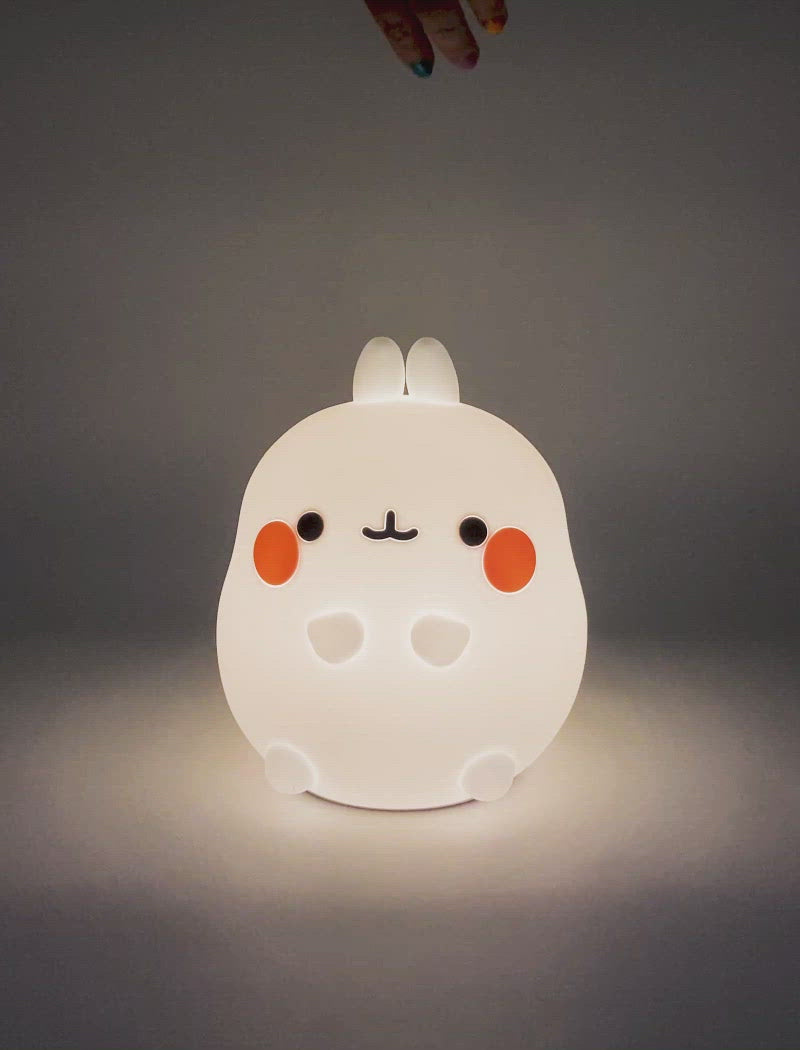 Molang Kawaii Lamp Video Soft Touch