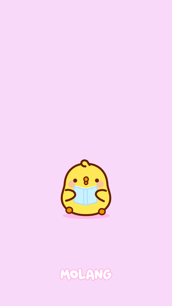 Molang kawaii background: Piu Piu wallpaper for phone