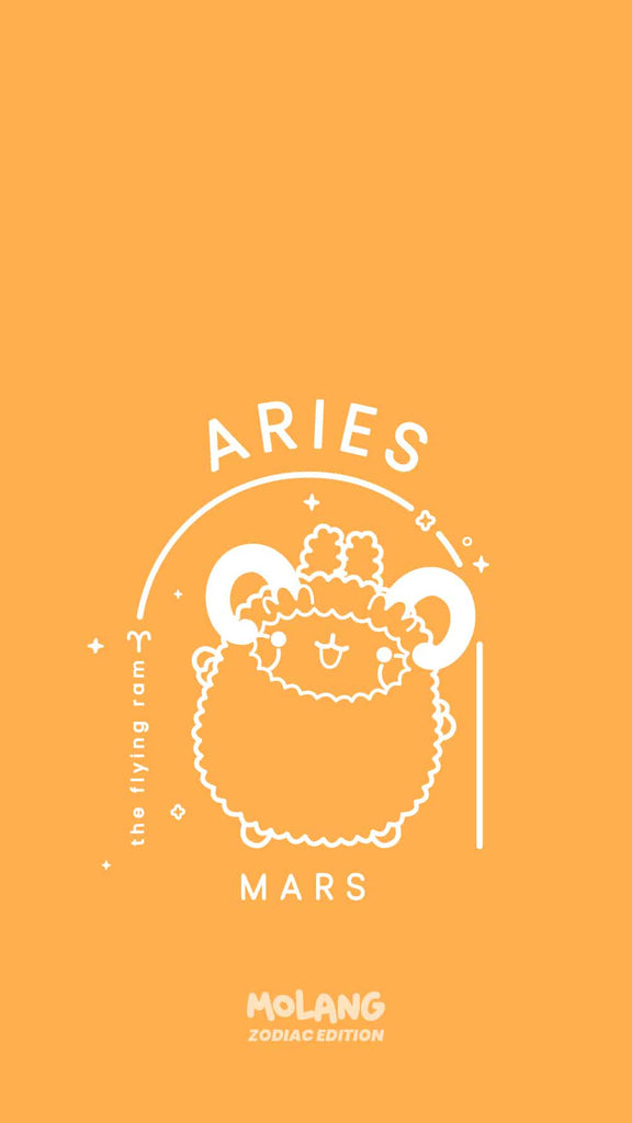 Molang kawaii background: aries wallpaper for phone