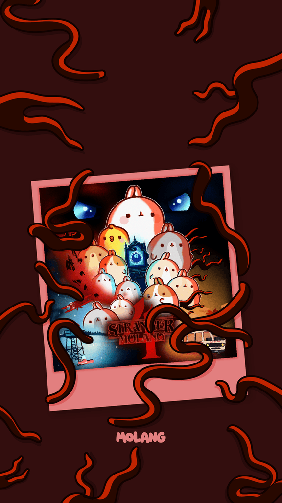 Molang kawaii background: Stranger Things wallpaper for phone