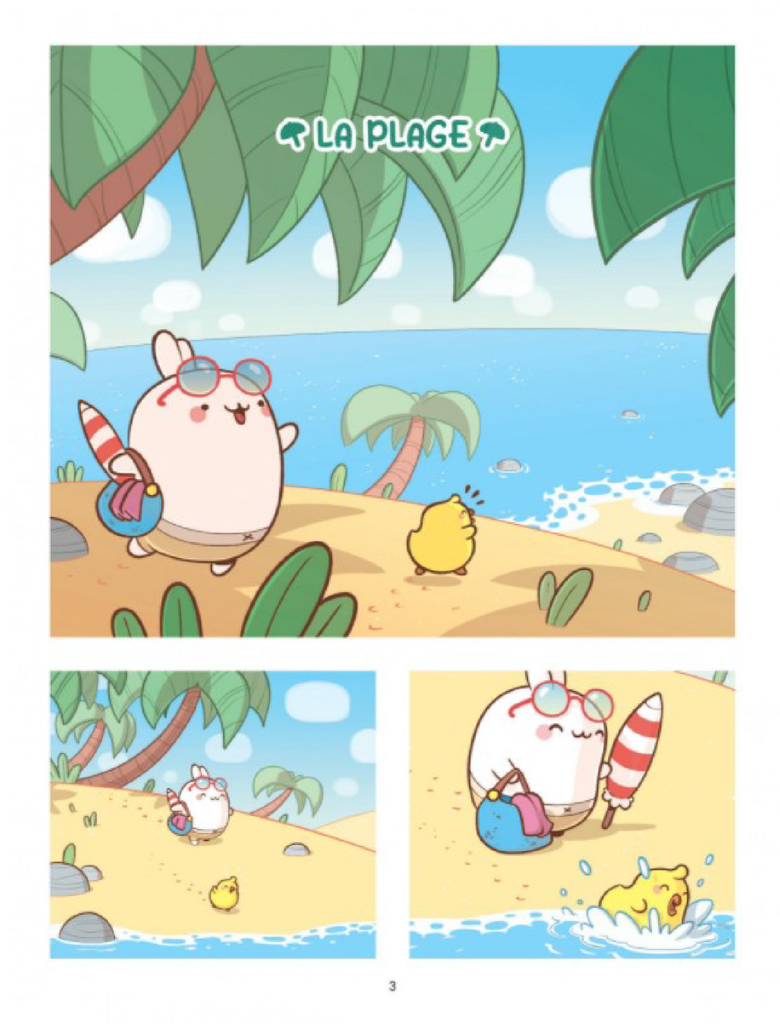 molang book grand soleil sur l'amitié fr