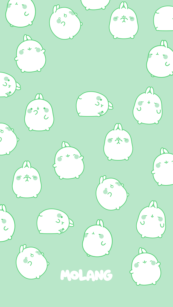 Molang kawaii background: Molang wallpaper for phone