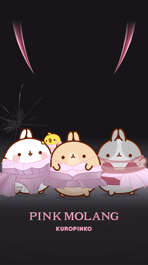 Molang kawaii background: Blackpink wallpaper for phone
